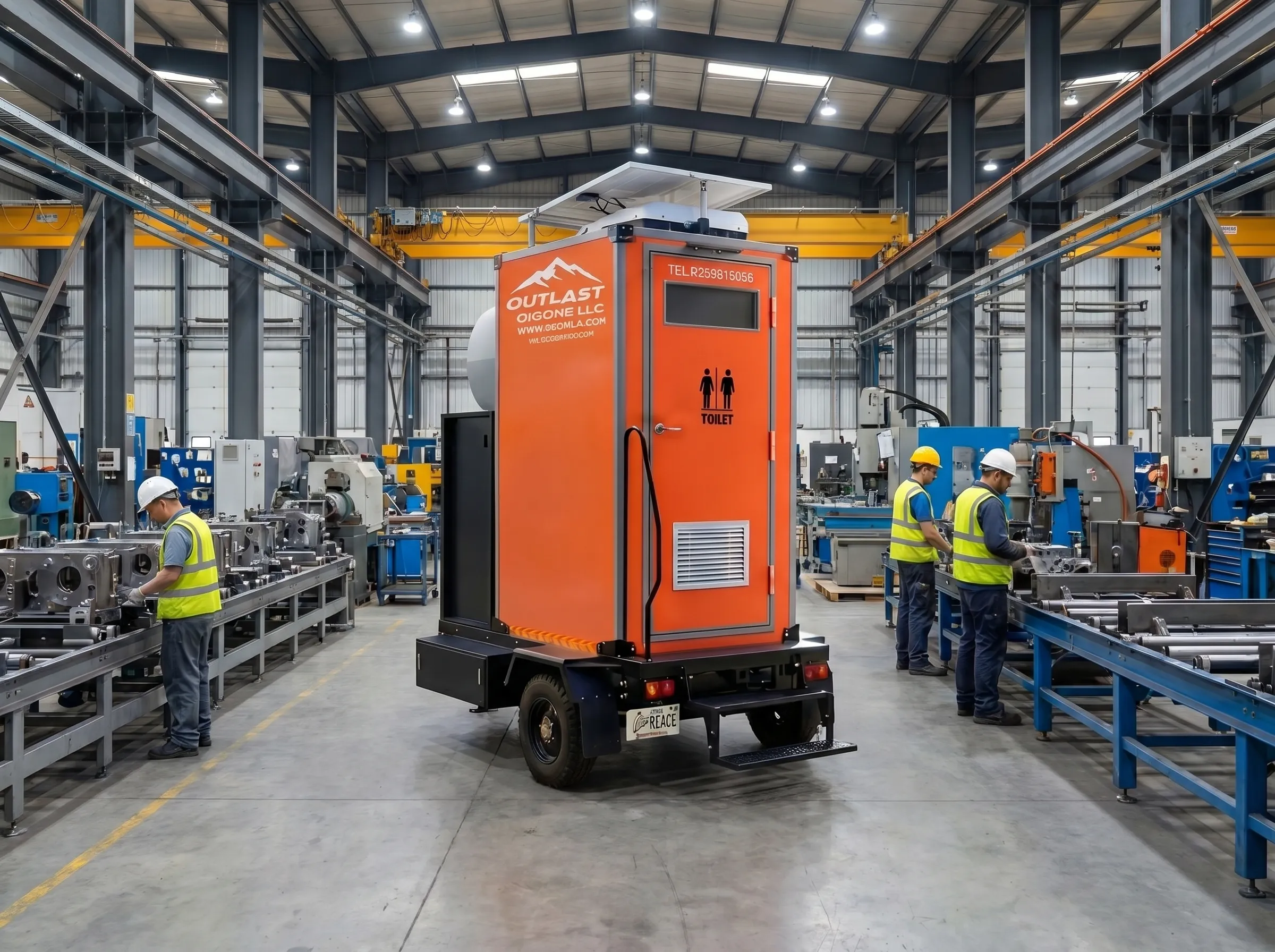 Gigone Portable Toilet Solution for Industrial Workspaces
